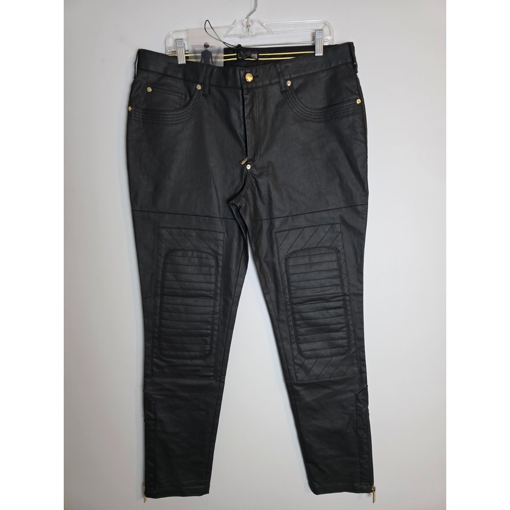 LVL XIII Designer Cargo Pants Men Black‎ Streetwear Size 36  NEW $295 Retail